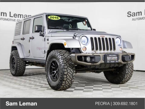 2016 Jeep Wrangler Unlimited for sale at Sam Leman Chrysler Jeep Dodge of Peoria in Peoria IL
