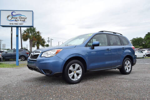 2016 Subaru Forester for sale at OCEAN BREEZE AUTO GROUP in Wilmington NC