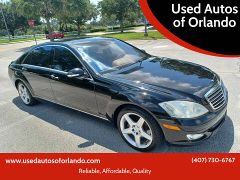 2008 Mercedes-Benz S-Class for sale at Used Autos of Orlando in Orlando FL