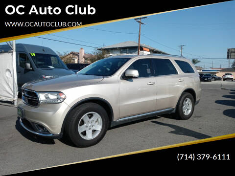 2014 Dodge Durango for sale at OC Auto Club in Midway City CA