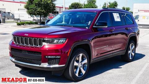 2022 Jeep Grand Cherokee L for sale at Meador Dodge Chrysler Jeep RAM in Fort Worth TX