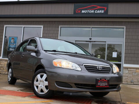 2007 Toyota Corolla for sale at CK MOTOR CARS in Elgin IL