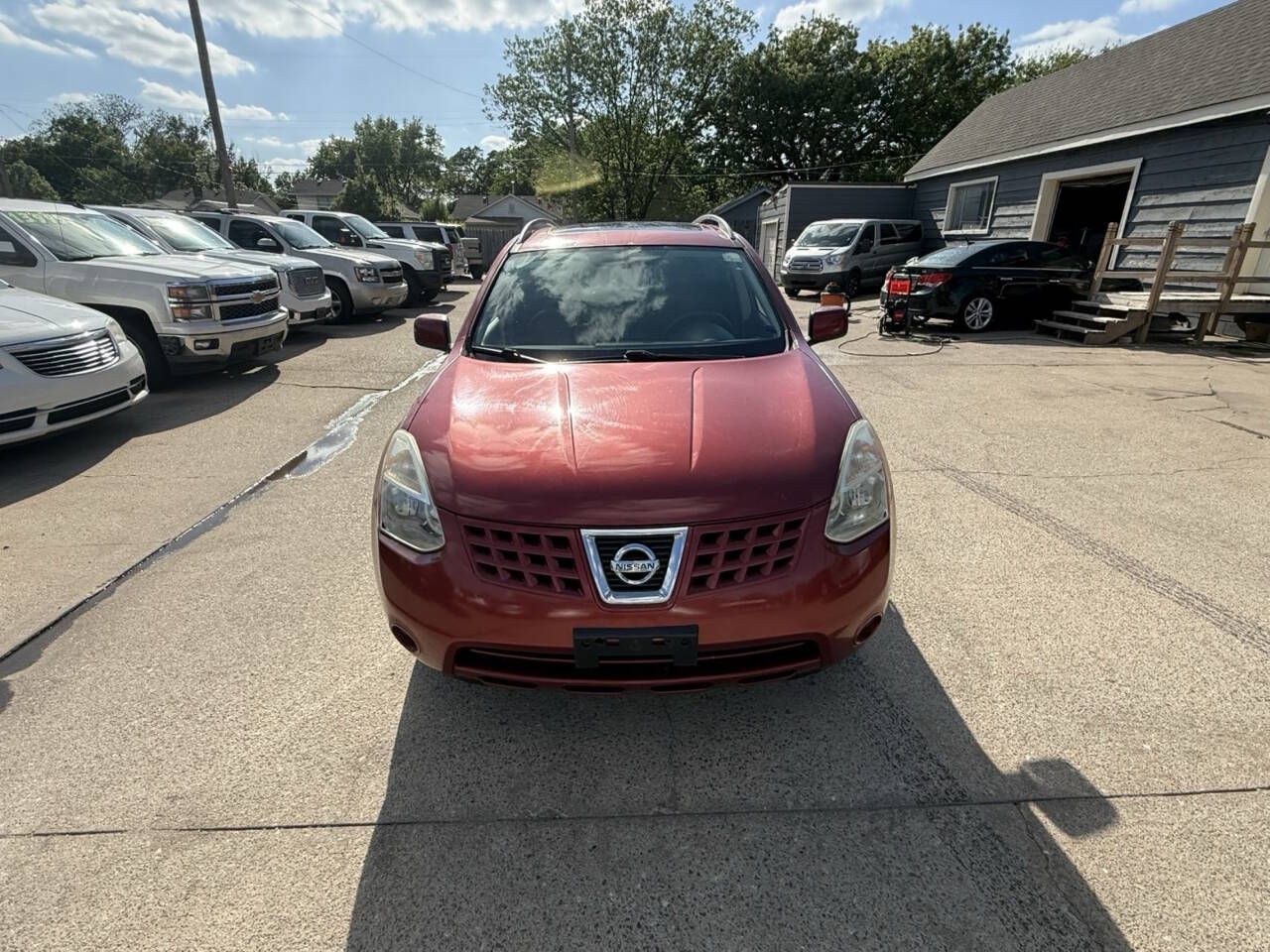 Red 2008 Nissan Rogue SL AWD SL Crossover 4dr 1