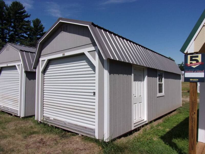  12 x 24 lofted barn w/garage pkg for sale at Extra Sharp Autos in Montello WI