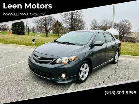 2013 Toyota Corolla for sale at Leen Motors in Merriam KS