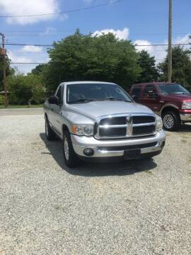2005 Dodge Ram Pickup 1500 for sale at HWY 49 MOTORCYCLE AND AUTO CENTER in Liberty NC