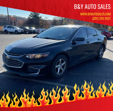 2017 Chevrolet Malibu for sale at B&Y Auto Sales in Hasbrouck Heights NJ