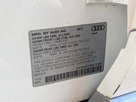 2021 Audi Q5 quattro Premium Plus 45 TFSI