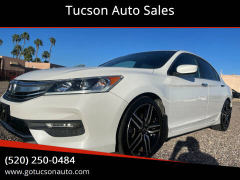 2016 Honda Accord for sale at Tucson Auto Sales in Tucson AZ