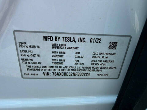 2022 Tesla Model X