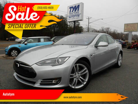 2015 Tesla Model S for sale at AUTOTYM INC in Fredericksburg VA