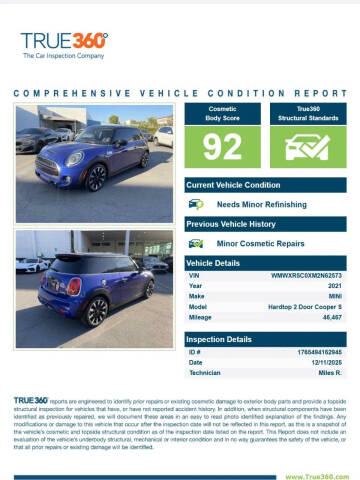 2021 MINI Hardtop 2 Door Cooper S