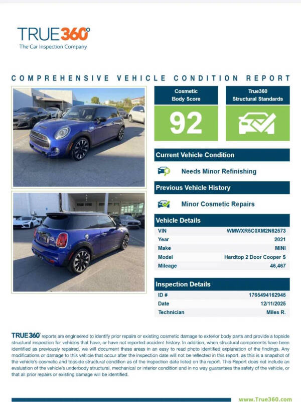 2021 MINI Hardtop 2 Door Cooper S