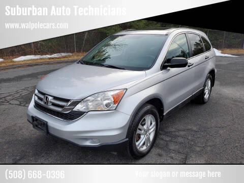 2010 Honda CR-V for sale at Suburban Auto Technicians LLC in Walpole MA