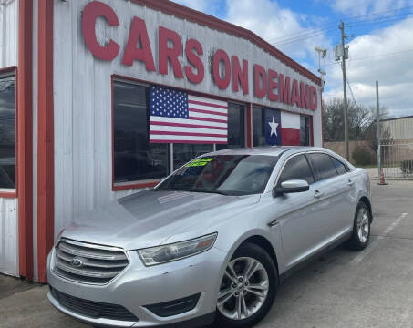 2013 Ford Taurus for sale at Cars On Demand 2 in Pasadena TX