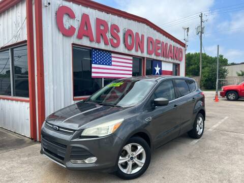 2015 Ford Escape for sale at Cars On Demand 2 in Pasadena TX