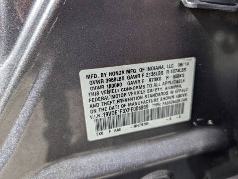 2015 Acura ILX 2.0L