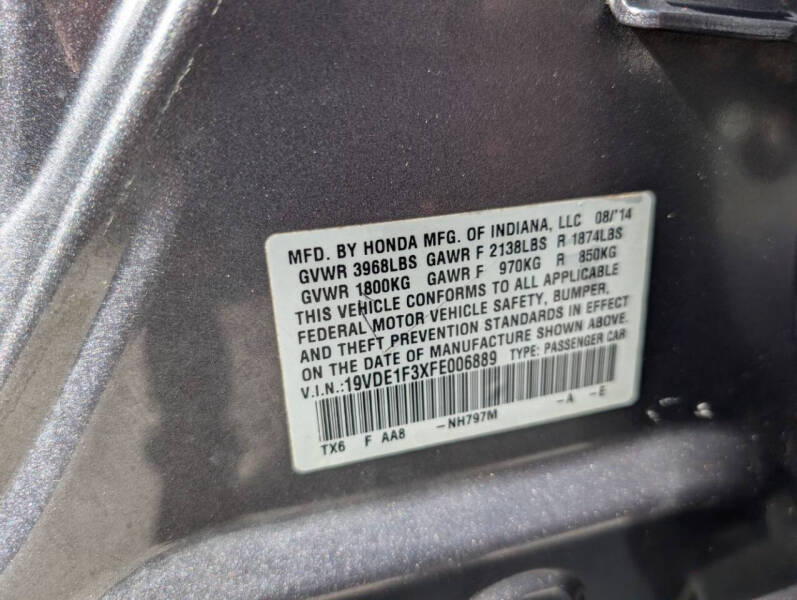 2015 Acura ILX 2.0L