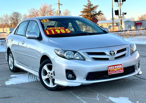 2012 Toyota Corolla for sale at SOLOMA AUTO SALES in Grand Island NE