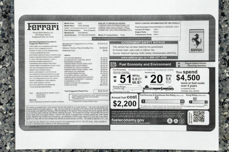 2023 Ferrari SF90 Stradale