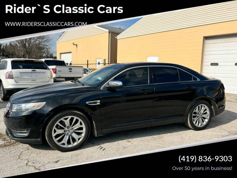 2013 Ford Taurus for sale at Rider`s Classic Cars in Millbury OH