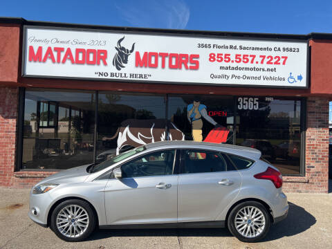 2013 Ford Focus for sale at Matador Motors in Sacramento CA