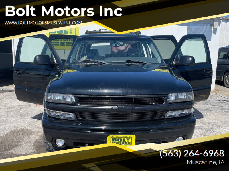 2003 Chevrolet Tahoe for sale at Bolt Motors Inc in Muscatine IA