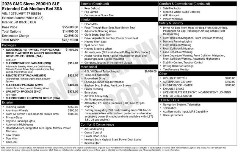 2026 GMC Sierra 2500HD