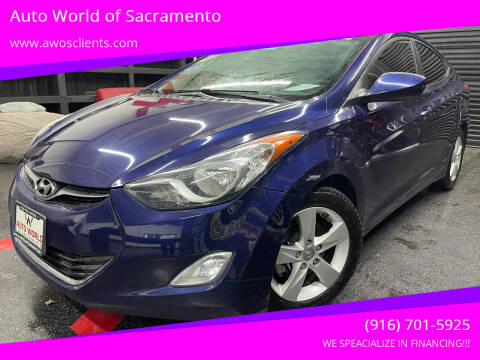 2013 Hyundai Elantra for sale at Auto World of Sacramento - Elder Creek location in Sacramento CA