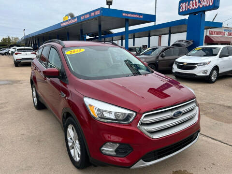 2018 Ford Escape for sale at Auto Selection of Houston in Houston TX