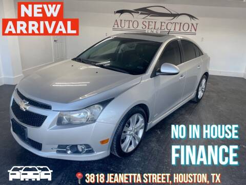 2012 Chevrolet Cruze for sale at Auto Selection Inc. in Houston TX