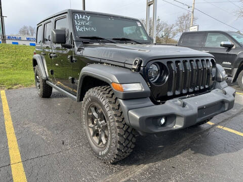 2020 Jeep Wrangler Unlimited for sale at NEUVILLE CHEVY BUICK GMC in Waupaca WI