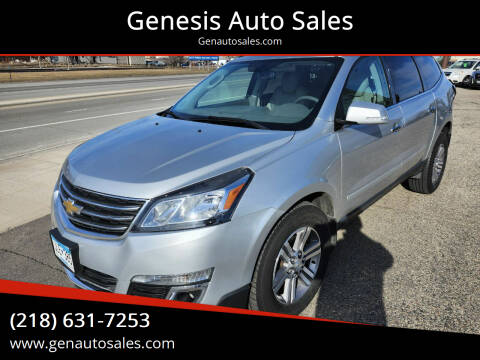 2015 Chevrolet Traverse for sale at Genesis Auto Sales in Wadena MN