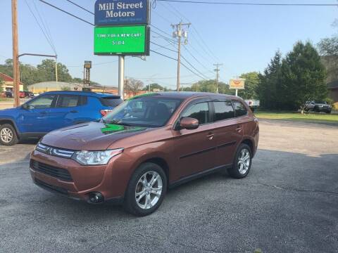 2014 Mitsubishi Outlander for sale at Mill Street Motors in Worcester MA