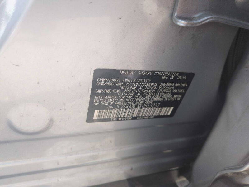 2019 Subaru Forester Touring