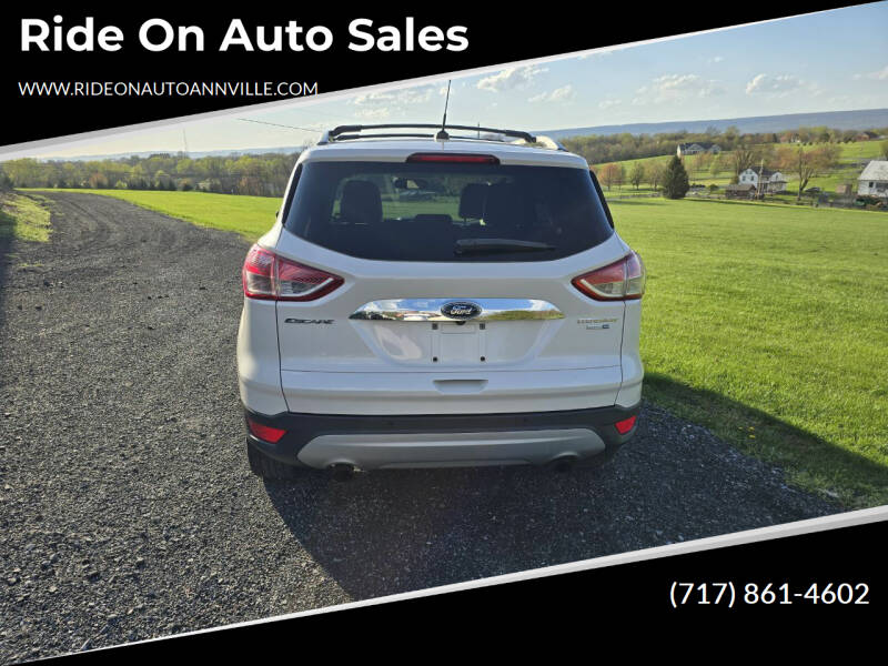 2016 Ford Escape for sale at Ride On Auto Sales in Annville PA