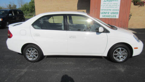 2002 Toyota Prius for sale at LENTZ USED VEHICLES INC in Waldo WI