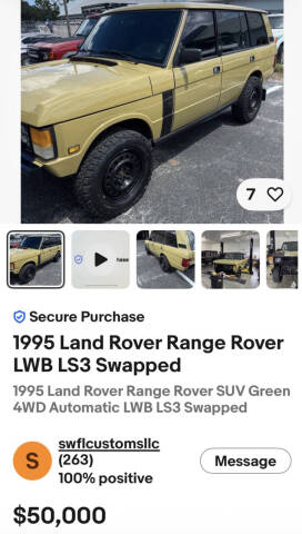 1995 Land Rover Range Rover County LWB