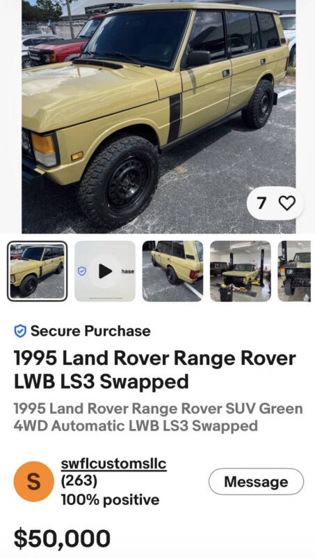 1995 Land Rover Range Rover County LWB