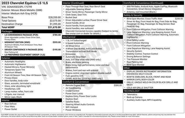 2023 Chevrolet Equinox LS