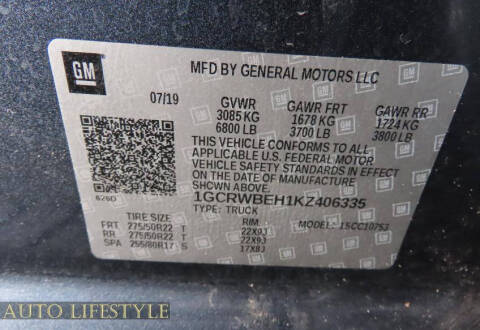 2019 Chevrolet Silverado 1500 Custom