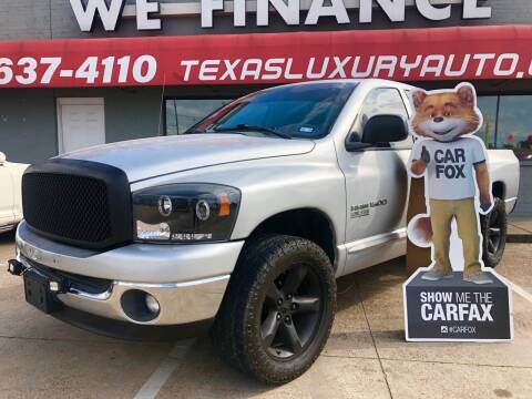 2006 Dodge Ram Pickup 1500 for sale at Texas Luxury Auto in Cedar Hill TX