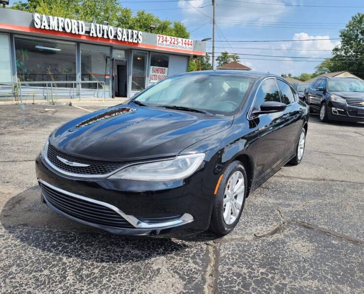 2015 Chrysler 200 for sale at Samford Auto Sales in Riverview MI