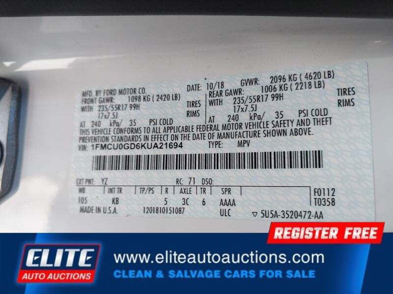 2019 Ford Escape SE