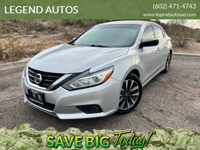 2017 Nissan Altima for sale at LEGEND AUTOS in Phoenix AZ