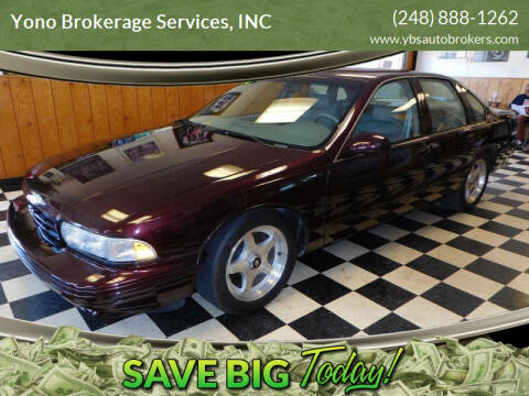 1996 Chevrolet Impala for sale at Farmington's Finest Used Autos - Yono Brokerage Services, INC in Farmington MI