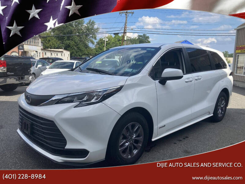 2021 Toyota Sienna for sale at Dijie Auto Sales and Service Co. in Johnston RI