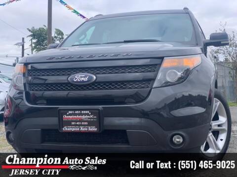 2015 Ford Explorer for sale at CHAMPION AUTO SALES OF JERSEY CITY in Jersey City NJ