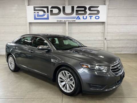 2019 Ford Taurus for sale at DUBS AUTO LLC in Clearfield UT