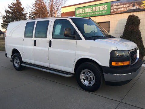 2021 GMC Savana for sale at MILESTONE MOTORS in Chesterfield MI